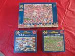 Jan van Haasteren 3 keer, Ophalen, 500 t/m 1500 stukjes, Zo goed als nieuw, Legpuzzel