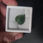 Hand gegraveerde jade blad, Ophalen of Verzenden