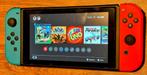 Nintendo Switch v2 Rood-Blauw met Ring Fit Adventure, Ophalen, 1 speler, Zo goed als nieuw, Sport