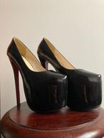 Hoge hakken pumps lak, Ophalen, Zwart, Zo goed als nieuw, Schoenen met hoge hakken