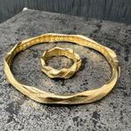 18 karaats gouden armband met ring, Ophalen of Verzenden, Nieuw, Goud