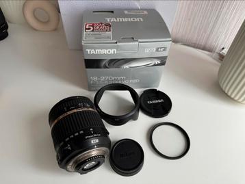Tamron 18-270mm standart lens voor Nikon beschikbaar voor biedingen