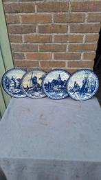 Delfts Blauw Wandborden Set, Antiek en Kunst, Antiek | Wandborden en Tegels, Ophalen of Verzenden