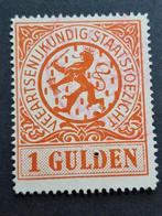 031) BELASTINGZEGEL VEEARTSENIJKUNDIG STAATSTOEZICHT 1 GLD, Postzegels en Munten, Postzegels | Nederland, Verzenden, Gestempeld