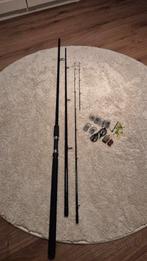 Complete werphengel set feederhengel, Watersport en Boten, Ophalen of Verzenden, Zo goed als nieuw, Complete hengel