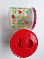 Retro Plastic Voorraadpotten met Fruitmotief, Verzamelen, Ophalen of Verzenden