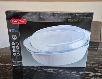 Pyrex Pyroflam ovenschaal met deksel 3,5 liter Nieuw beschikbaar voor biedingen