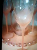 Kristal karaf met glazen op plateau, Ophalen of Verzenden