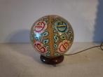 Antiek lamp op houten voet, Antiek en Kunst, Ophalen of Verzenden