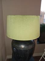Mooie velvlours groene lampenkap, Huis en Inrichting, Lampen | Lampenkappen, 25 tot 50 cm, Rond, Nieuw, Ophalen of Verzenden