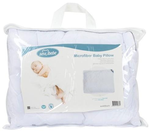 Sevibaby 35 x 45 cm Microfiber Baby Kussen, Kinderen en Baby's, Kinderkamer | Beddengoed, Nieuw, Kussen, Wit, Jongetje of Meisje