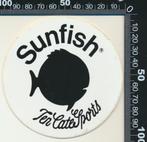 Sticker: Ten Cate Sports - Sunfish, Ophalen of Verzenden, Zo goed als nieuw, Sport