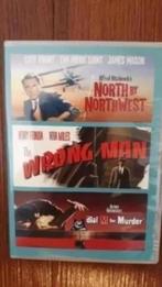 Hitchcock 3pack: North by NW/The Wrong Man/Dial M for Murder, Vanaf 16 jaar, 1980 tot heden, Ophalen of Verzenden, Zo goed als nieuw