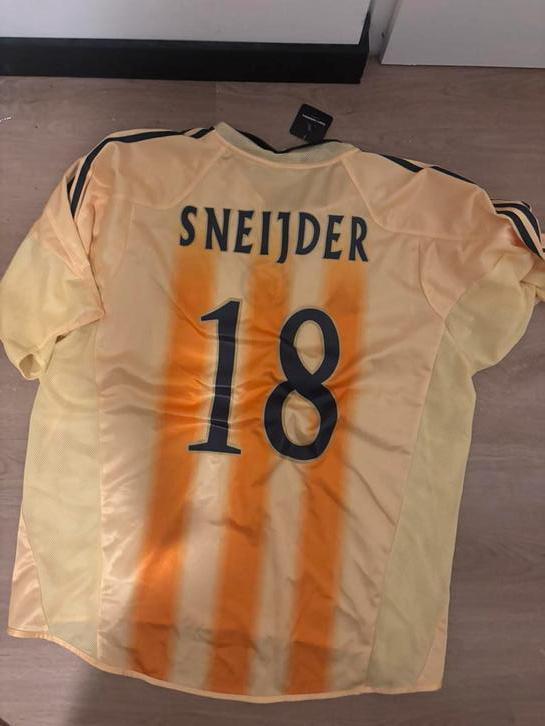 Sneijder – Ajax Uitshirt 2003–2004 – Geel/Oranje – Adidas, Huis en Inrichting, Slaapkamer | Beddengoed, Zo goed als nieuw, Eenpersoons