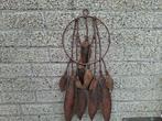 metalen veren tuin wand decoratie, Ophalen of Verzenden, Gebruikt