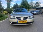 Nissan Almera 1.5 Acenta 2E EIGENAAR*NAP*AIRCO*METALLIC APK, Gebruikt, 4 cilinders, Beige, Bedrijf
