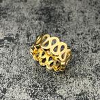 21 karaat gouden ring massief model, Ophalen of Verzenden, Nieuw, Goud, Dame