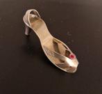 Verzilverd miniatuur dames schoentje, Ophalen of Verzenden