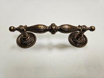 8x Messing brons meubelgreep 130mm beschikbaar voor biedingen