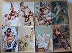 8 erotische prentjes, Gebruikt, 1980 tot heden, Ophalen of Verzenden, Prent