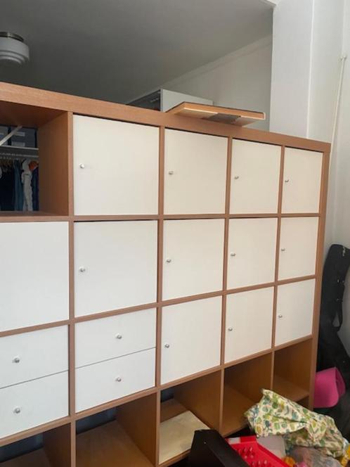 Kallax inzet wit kastjes en laatjes, Huis en Inrichting, Kasten | Wandmeubels, Zo goed als nieuw, Minder dan 100 cm, Minder dan 150 cm