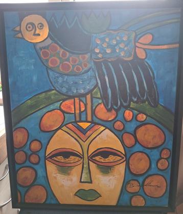 Schilderij met lijst van B.Williams beschikbaar voor biedingen