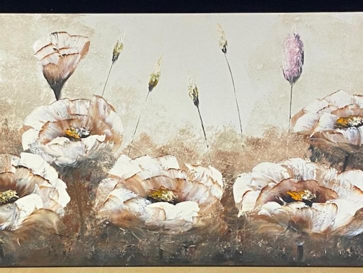 Schilderij met bloemen van Jochem de Graaf, Antiek en Kunst, Kunst | Schilderijen | Abstract, Ophalen of Verzenden