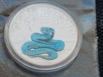 2025 Lunar 3 Snake 1 oz zilver Gekleurd, Ophalen of Verzenden, Zilver