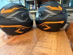 Kylin helmen oranje, Motoren, Ophalen of Verzenden, Tweedehands, Integraalhelm, Overige merken