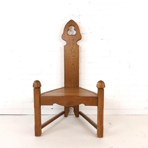 Vintage brutalist stoeltje, Antiek en Kunst, Antiek | Meubels | Stoelen en Banken, Ophalen