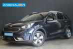 Kia Niro 1.6 GDi Hybrid DynamicLine |parkeersensoren|stoelve, Auto's, Kia, Gebruikt, Zwart, Blauw, Leder en Stof