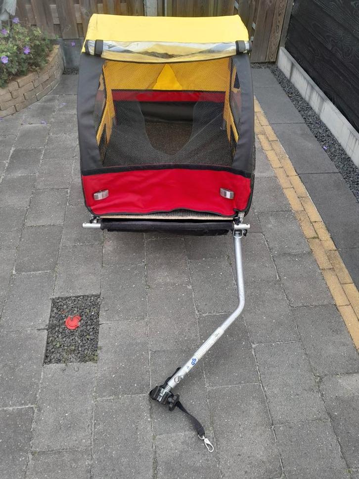 Fietskar voor hond/kind - gat in gaas, Fietsen en Brommers, Fietsaccessoires | Aanhangers en Karren, Ophalen