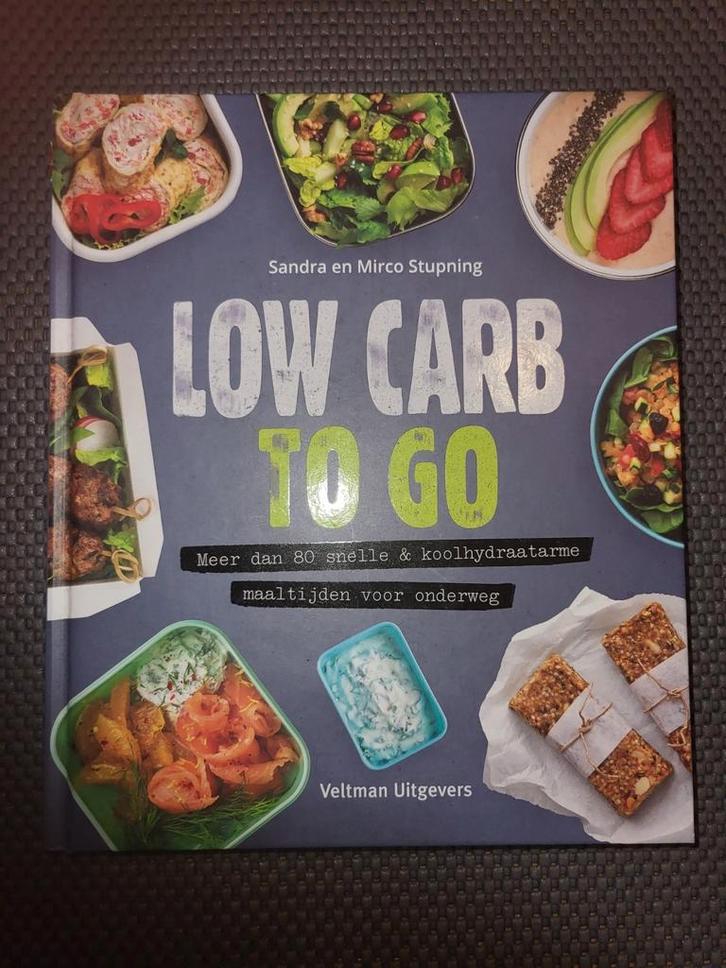 Low carb to go,  Sandra en micro stupning, Boeken, Gezondheid, Dieet en Voeding, Zo goed als nieuw, Ophalen of Verzenden