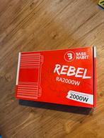 BASS HABIT REBEL RA2000W versterker + Ground Zero kabelset, Auto diversen, Autospeakers, Ophalen, Nieuw
