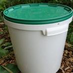 20 liter emmer met deksel, Ophalen