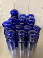 Apothekers potten - Bruin en Blauw in diverse maten, Ophalen of Verzenden, Gebruikt, Glas, Pot, Bus of Blik
