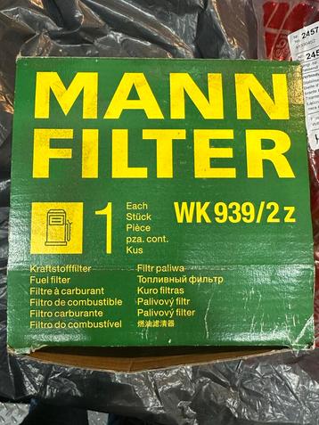 MANN-FILTER WK 939/2z Brandstoffilter - Nieuw! beschikbaar voor biedingen