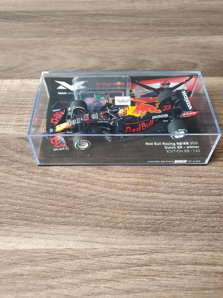 Max verstappen RB16B winnaar Zandvoort 2021 schaal 1/43, Verzamelen, Automerken, Motoren en Formule 1, Nieuw, Formule 1, Verzenden
