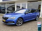 Skoda Superb Combi 1.5 TSI ACT Sportline Business | Pano | E, 4 cilinders, 150 pk, Blauw, 1600 kg