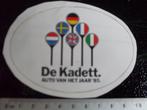 sticker opel kadett auto van het jaar 1985, Verzamelen, Stickers, Auto of Motor, Ophalen of Verzenden, Zo goed als nieuw