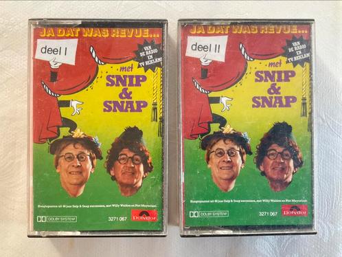 2 HELE OUDE SNIP EN SNAP CASSETTE BANDJES UIT ( 1979 ) ., Cd's en Dvd's, Cassettebandjes, Gebruikt, Origineel, Nederlandstalig
