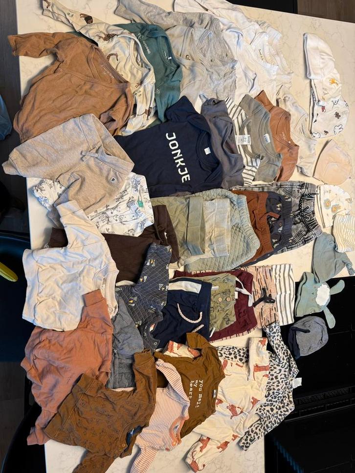 Baby Jongens Kleding Pakket Maat 50/56, Kinderen en Baby's, Babykleding | Baby-kledingpakketten, Zo goed als nieuw, Maat 50, Ophalen of Verzenden