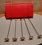 Vintage  cocktail-tonic stampers, Ophalen of Verzenden, Zo goed als nieuw, Rvs of Chroom