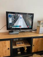 32 inch flatscreen tv met muurbeugel, Ophalen, Zo goed als nieuw, 25 tot 50 cm, Minder dan 100 cm