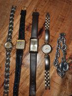 5 horloge's, Ophalen of Verzenden, Staal, Overige merken, 1960 of later
