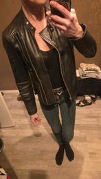 Leer jasje Mango maat S, Mango, Zwart, Ophalen of Verzenden, Maat 36 (S)