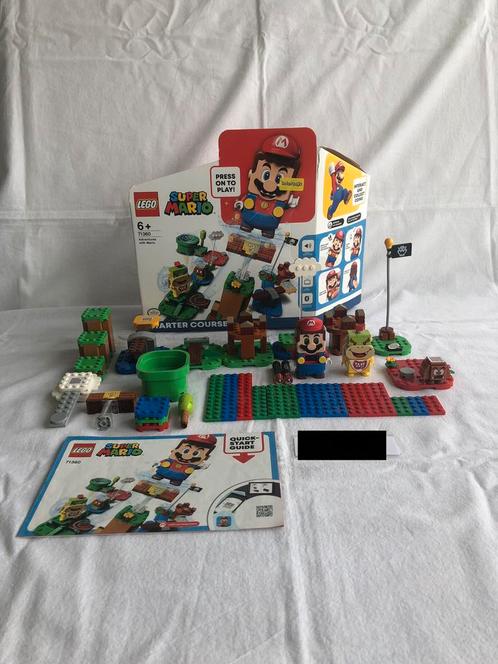 U10 - Lego Mario 71360 - Start Set (met doos), Kinderen en Baby's, Speelgoed | Duplo en Lego, Zo goed als nieuw, Ophalen of Verzenden