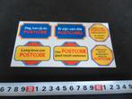 sticker PTT POST Zeg, ken jij de postcode  set, Verzamelen, Stickers, Ophalen, Zo goed als nieuw