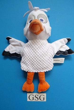 Juffrouw Ooievaar handpop nr. 831226-22, Ophalen of Verzenden, Zo goed als nieuw, Jongen of Meisje