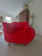 Bretz Gaudi design fauteuil met velvet stof, Huis en Inrichting, Ophalen, Gebruikt, Stof, Design